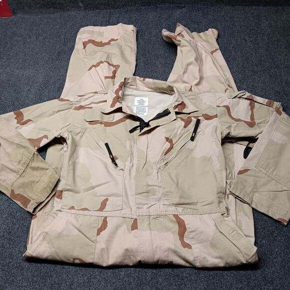 USGI DESERT COMBAT UNIFORM DCU MECHANICS COVERALLS TYPE II SIZE MEDIUM - Picture 1 of 6